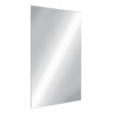 Specchio autoadesivo infrangibile rettangolare in acciaio inossidabile lucidato 3453 (400x600x1)