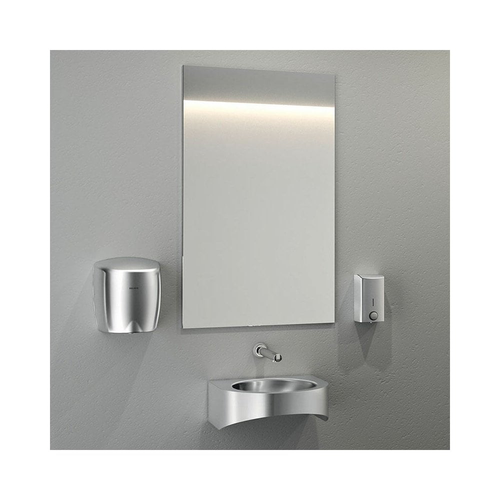 Unbreakable Rectangular High Polished Stainless Steel Mirror 3452 (385x485x10)