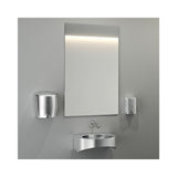 Unbreakable Rectangular High Polished Stainless Steel Mirror 3452 (385x485x10)