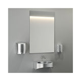 Unbreakable Rectangular High Polished Stainless Steel Mirror 3458 (485x585x10)