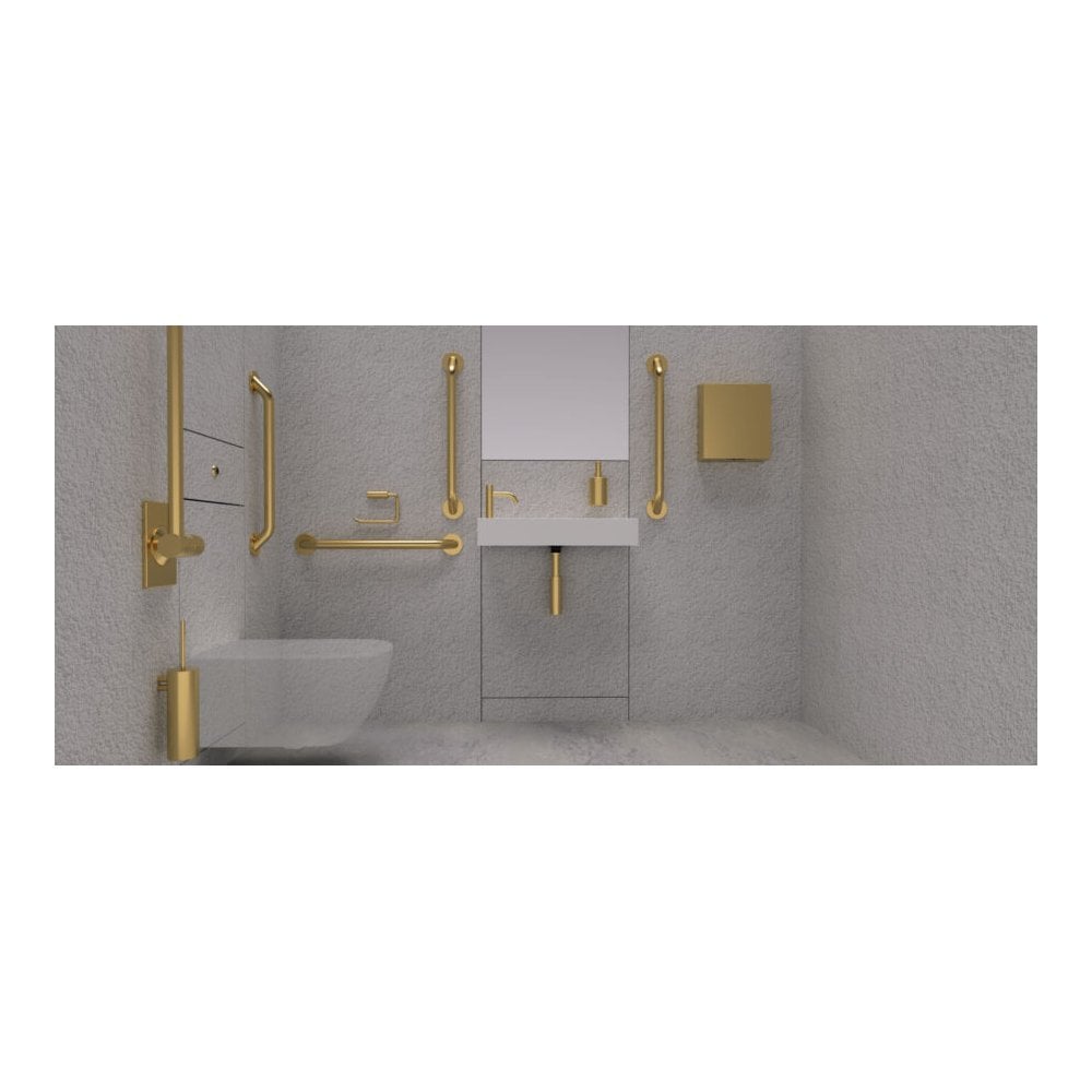 Stainless Steel Single Toilet Roll Holder with Concealed Fixings TSL.45