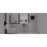 The Splash Lab Stainless Steel Double Toilet Roll Holder with a Concealed Fixing