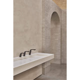 The Monolith S, M or L Series Wall Mounted Wash Basin L.1800mm (300, 450 or 600mm Depth)