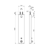 DELABIE SECURITHERM Soft Touch Time Flow Shower Panel