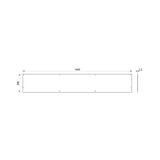 Spashback in Acciaio Inox per Lavatoio CANAL (Varie Lunghezze)