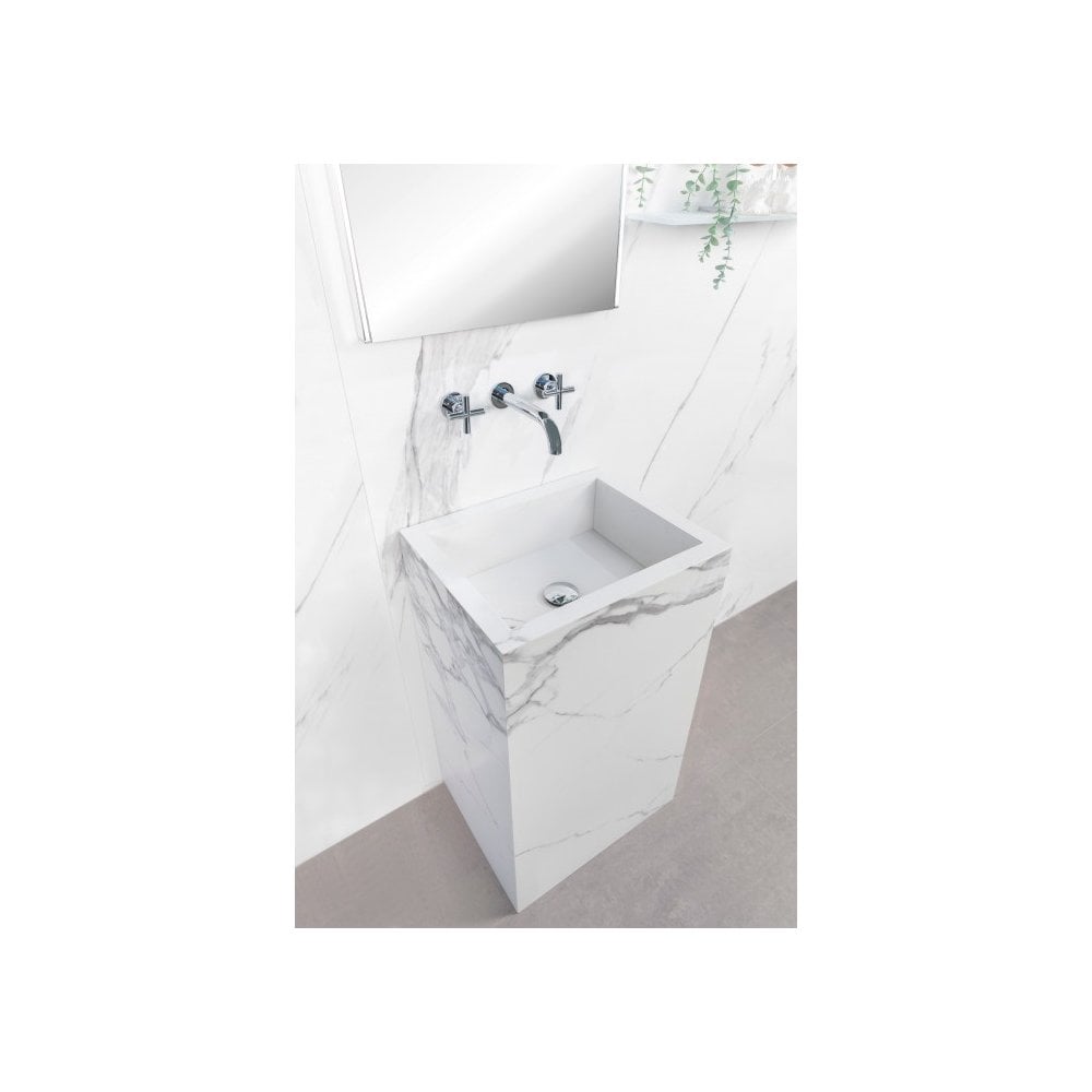 AQUAECO Bonde de lavabo toujours ouvert 1 1/4”
