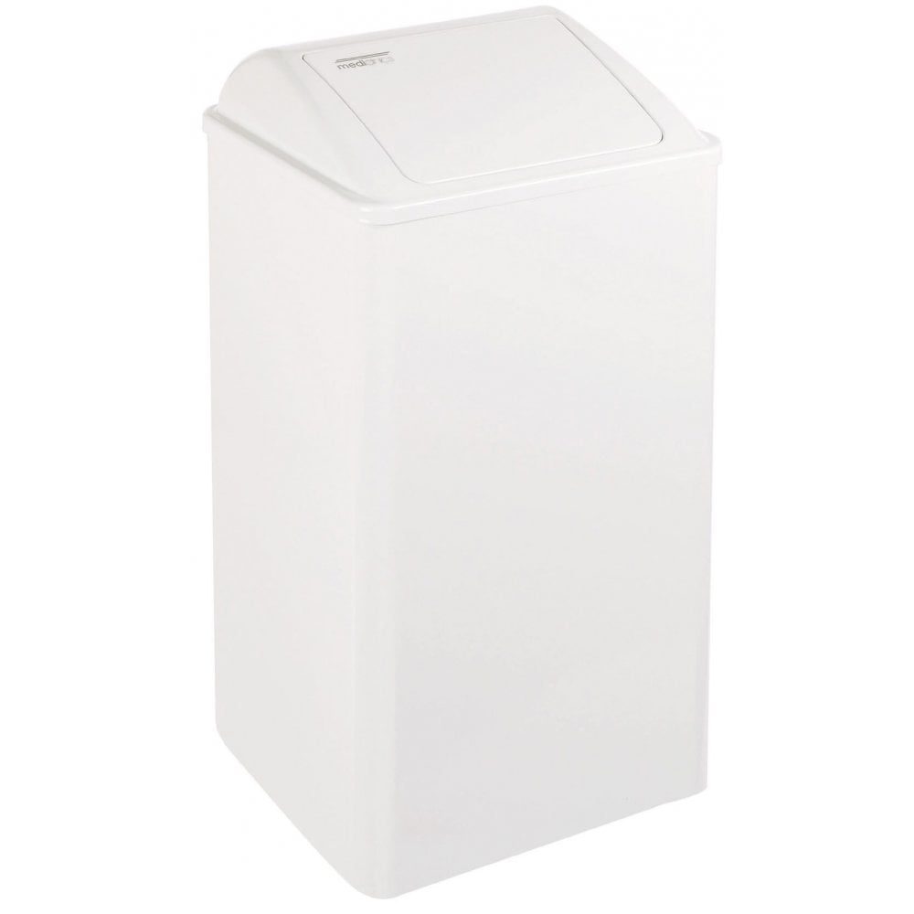 Mediclinics Stainless Steel Wall Mounted 65L Self Closing Lid Bin