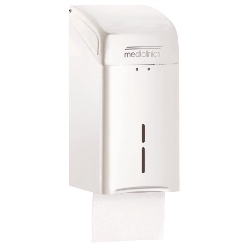 Mediclinics Wall Mounted Folded Toilet Tissue Dispenser