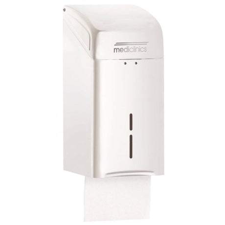 Mediclinics Wall Mounted Folded Toilet Tissue Dispenser