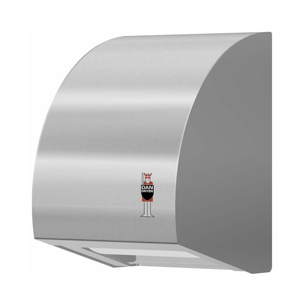 Distributeur de papier toilette mural design en acier inoxydable pour 1 rouleau standard