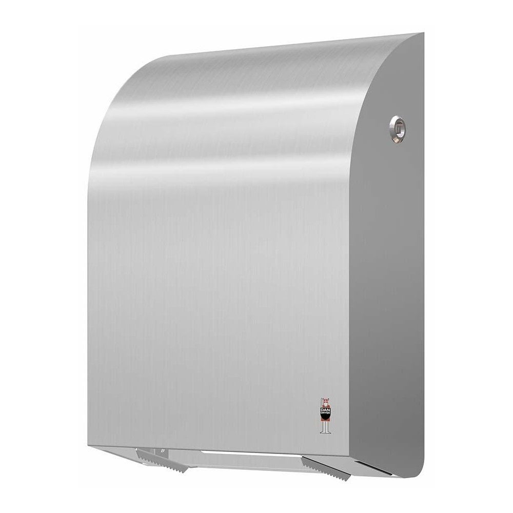 Porte-rouleau de papier toilette Maxi Jumbo en acier inoxydable