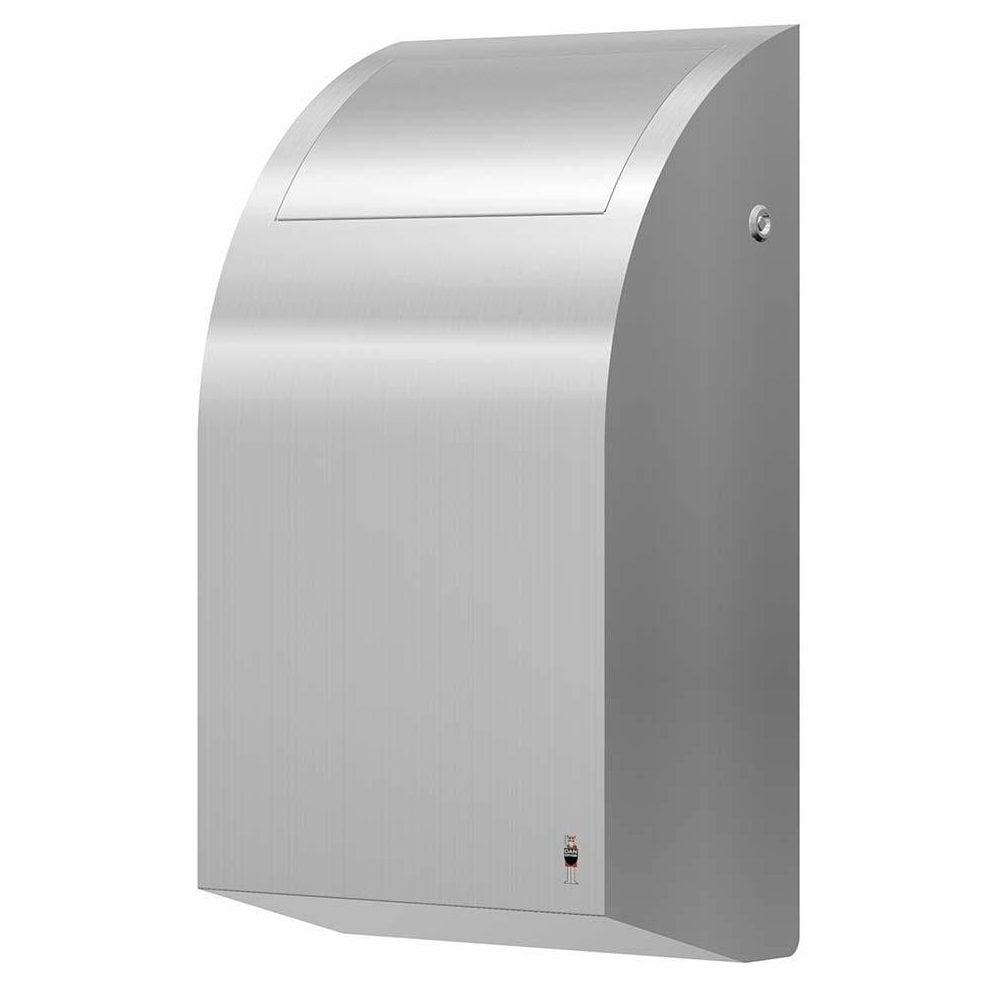 Stainless Design Wall Mounted 30L Waste Bin
