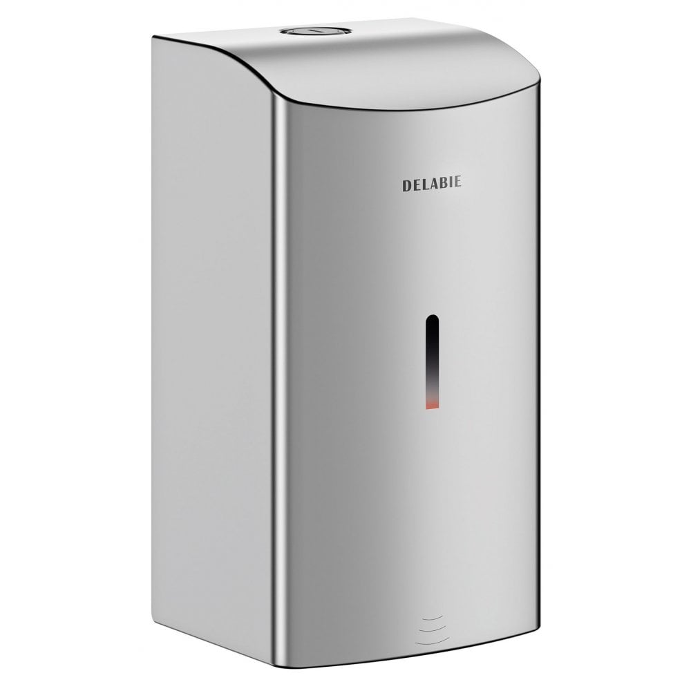 DELABIE Distributeur de Savon Liquide Electronique Mural 0,5L (Adapté au Gel Hydroalcoolique)