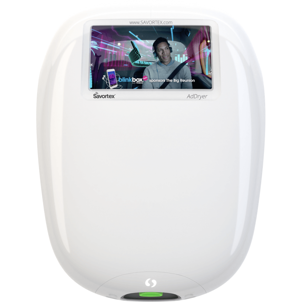 Savortex® AdDryer® Brushless Advertising Hand Dryer – Intelligent