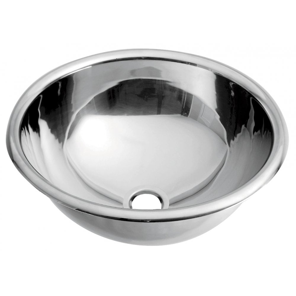 Lavabo da incasso Mediclinics in acciaio inossidabile Ø305MM senza troppopieno