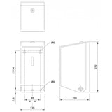 BC850 Dolphin Double Toilet Roll Holder (Pendamatic/ultimatic Roll Type)
