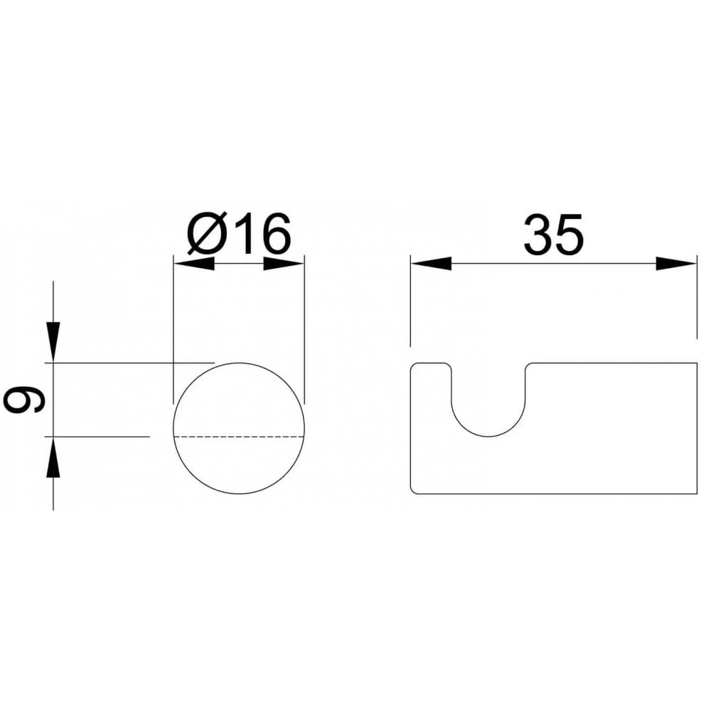 BC407 Dolphin Stainless Steel Robe Hook