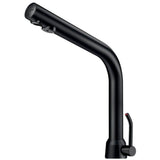 398MCHB / 498MCHB DELABIE Black BINOPTIC Electronic Tap/Mixer for Countertop Basins (250mm High)