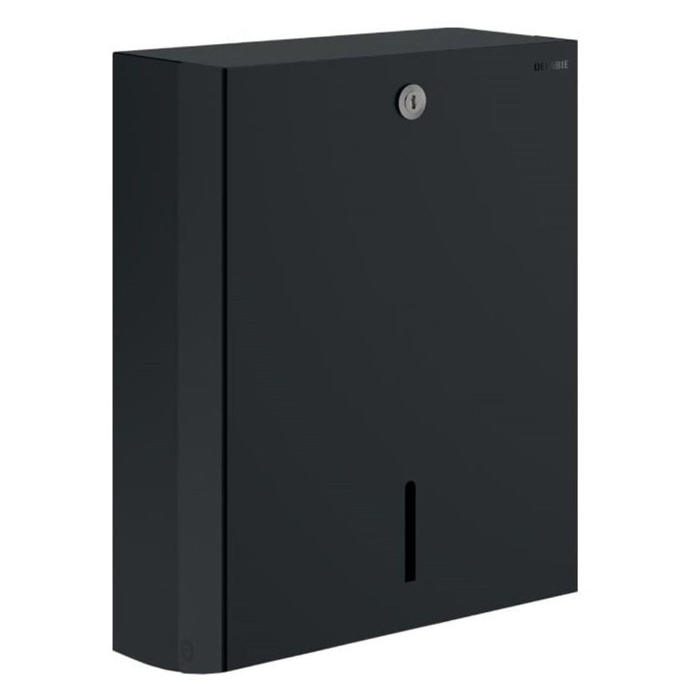 DELABIE Wall Mounted Paper Towel Dispenser Black 510601BK Intelligent