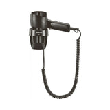 Action Super Plus Wall Mounted Hotel All Black Hair Dryer 1600W | EPAVAN-6