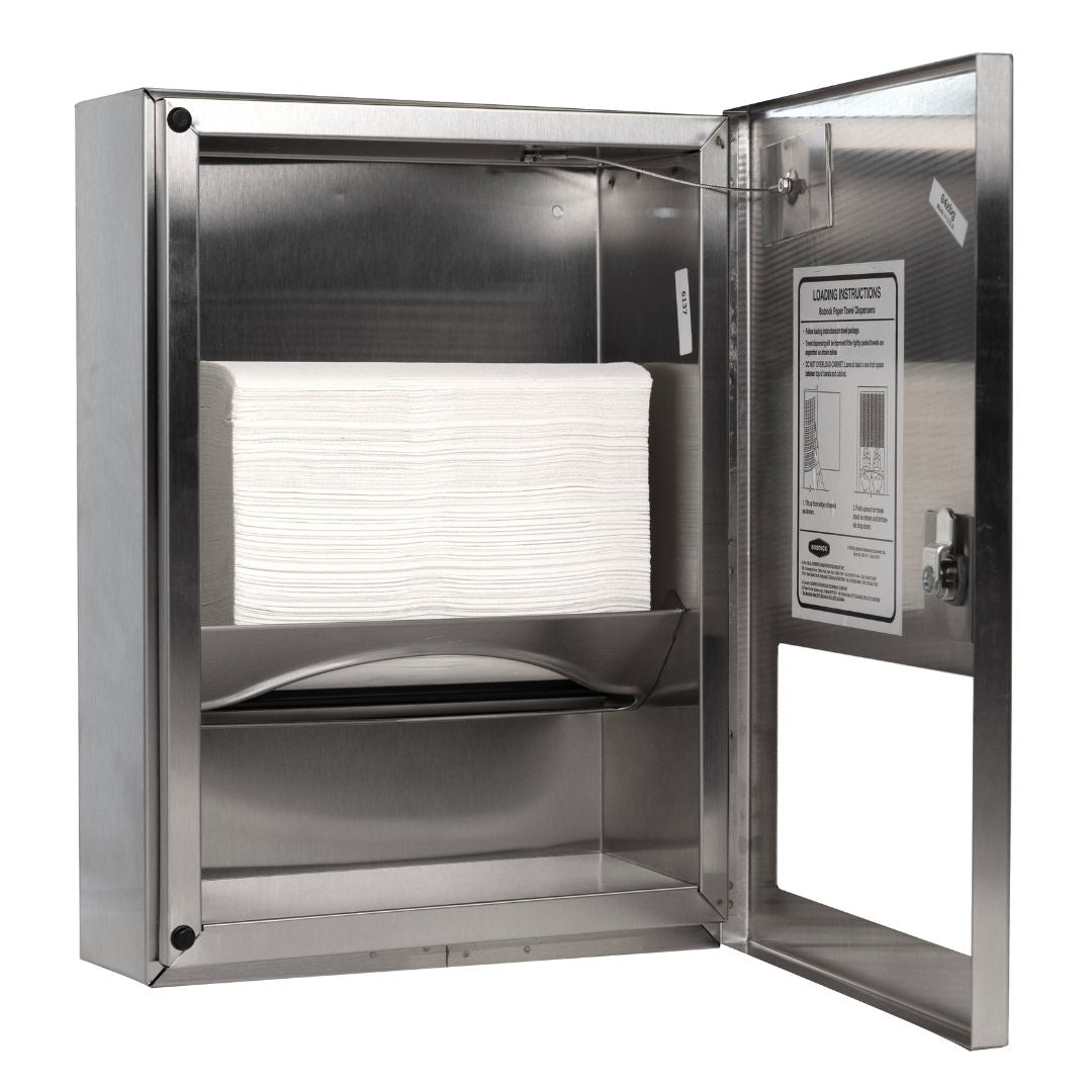 B-359039 Minimalist Folded Paper Towel Dispenser