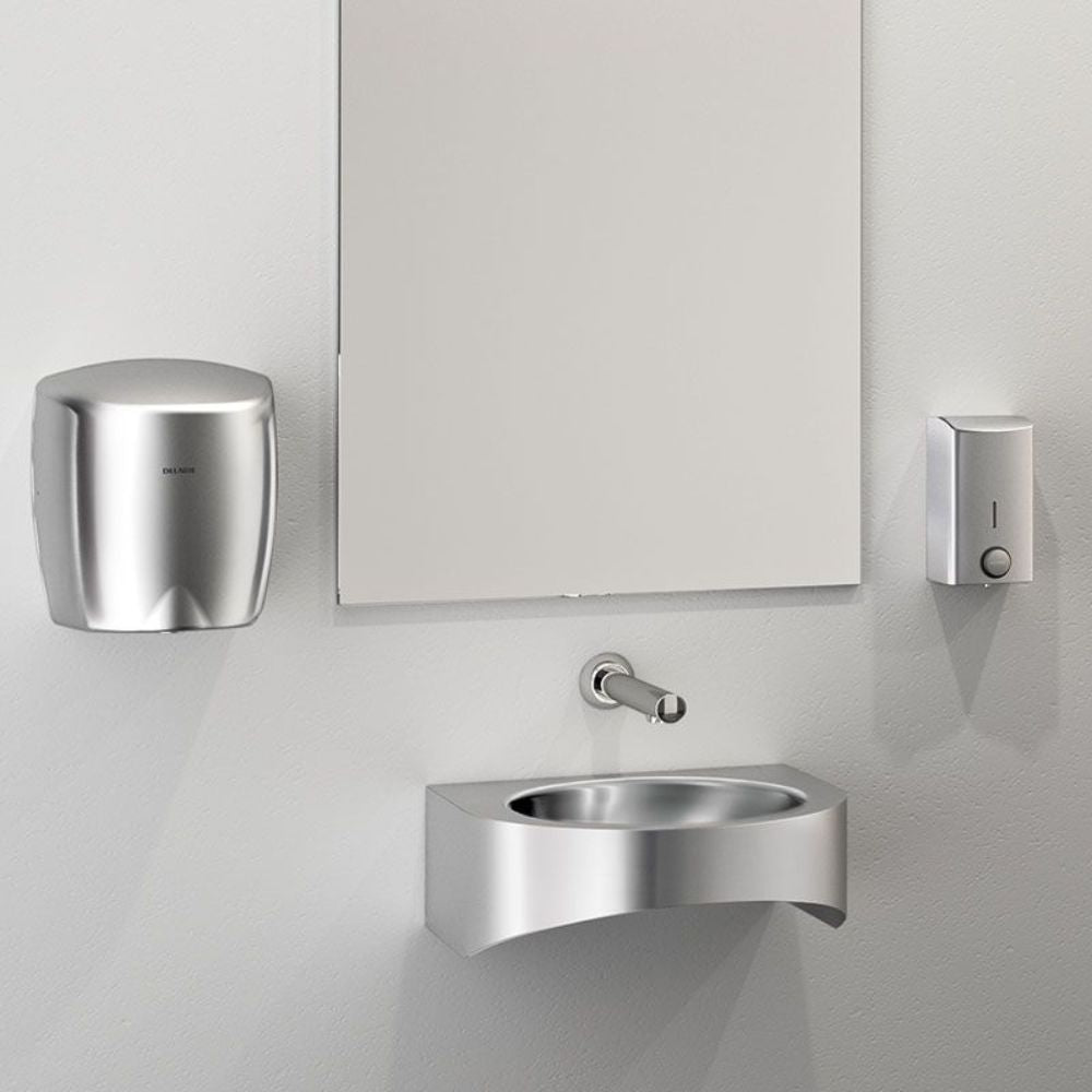 120400 / 123400 Person with Reduced Mobility XS Wall Mounted 390x400 Washbasin (With or Without Tap Hole)