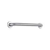 DELABIE Ø32mm Straight Polished Satin Grab Bar (Various Lengths)
