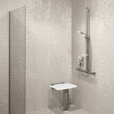 511912 Be-Line® Porta Sapone Scorrevole Per Aste Doccia