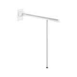 511962 Be-Line® Barre d'appui rabattable en aluminium avec pied 650mm Ø42mm