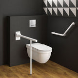 511962 Be-Line® Barre d'appui rabattable en aluminium avec pied 650mm Ø42mm