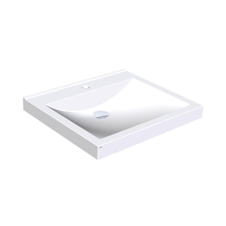 Quadro Wall Mounted Washbasin with Ø35mm Tap Holes (3 Models)
