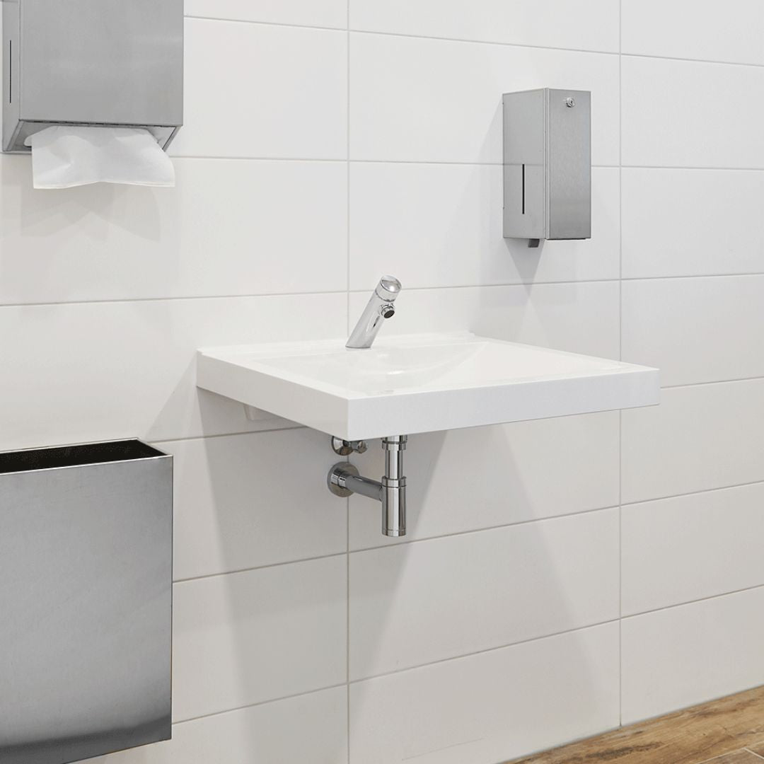 Quadro Wall Mounted Washbasin with Ø35mm Tap Holes (3 Models)