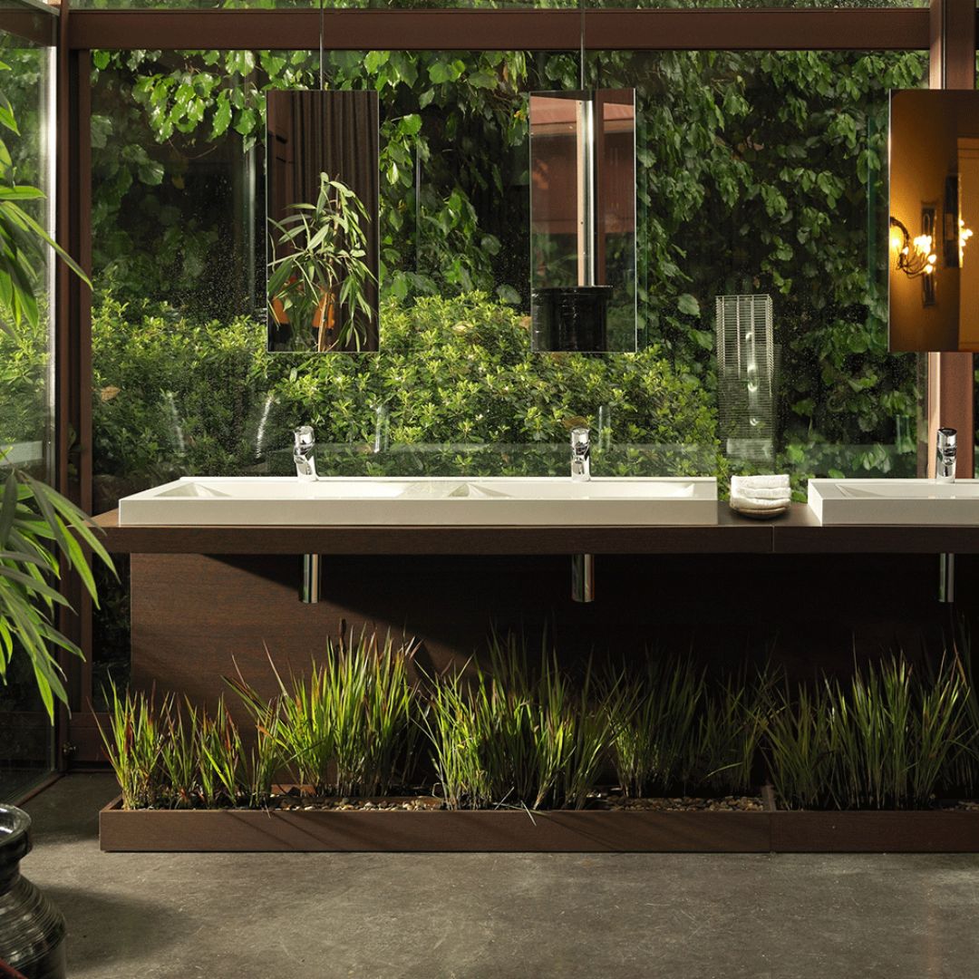 Quadro Wall Mounted Washbasin with Ø35mm Tap Holes (3 Models)