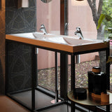 Quadro Wall Mounted Washbasin with Ø35mm Tap Holes (3 Models)