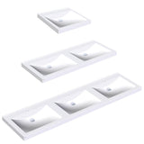 Quadro Wall Mounted Washbasin with Ø35mm Tap Holes (3 Models)