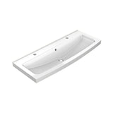 SOLX Wall Mounted Miranit Wash Trough with Ø35mm Tap Holes (3 Options)