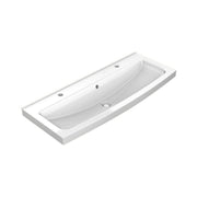 SOLX Wall Mounted Miranit Wash Trough with Ø35mm Tap Holes (3 Options)