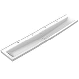 SOLX Wall Mounted Miranit Wash Trough with Ø35mm Tap Holes (3 Options)