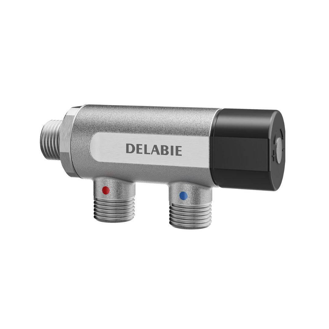 733015 DELABIE PREMIX COMPACT Thermostatic Mixing Valve For 1 to 11 Points-Of-Use (M1/2")