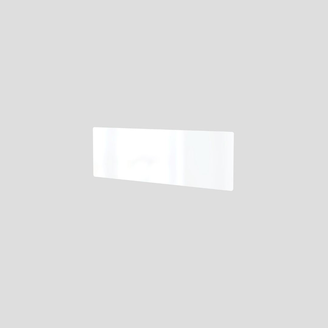 Clip-on Anthracite or White Glass Front for Dimplex Alta Wi-Fi Panel Heater (20cm profile)