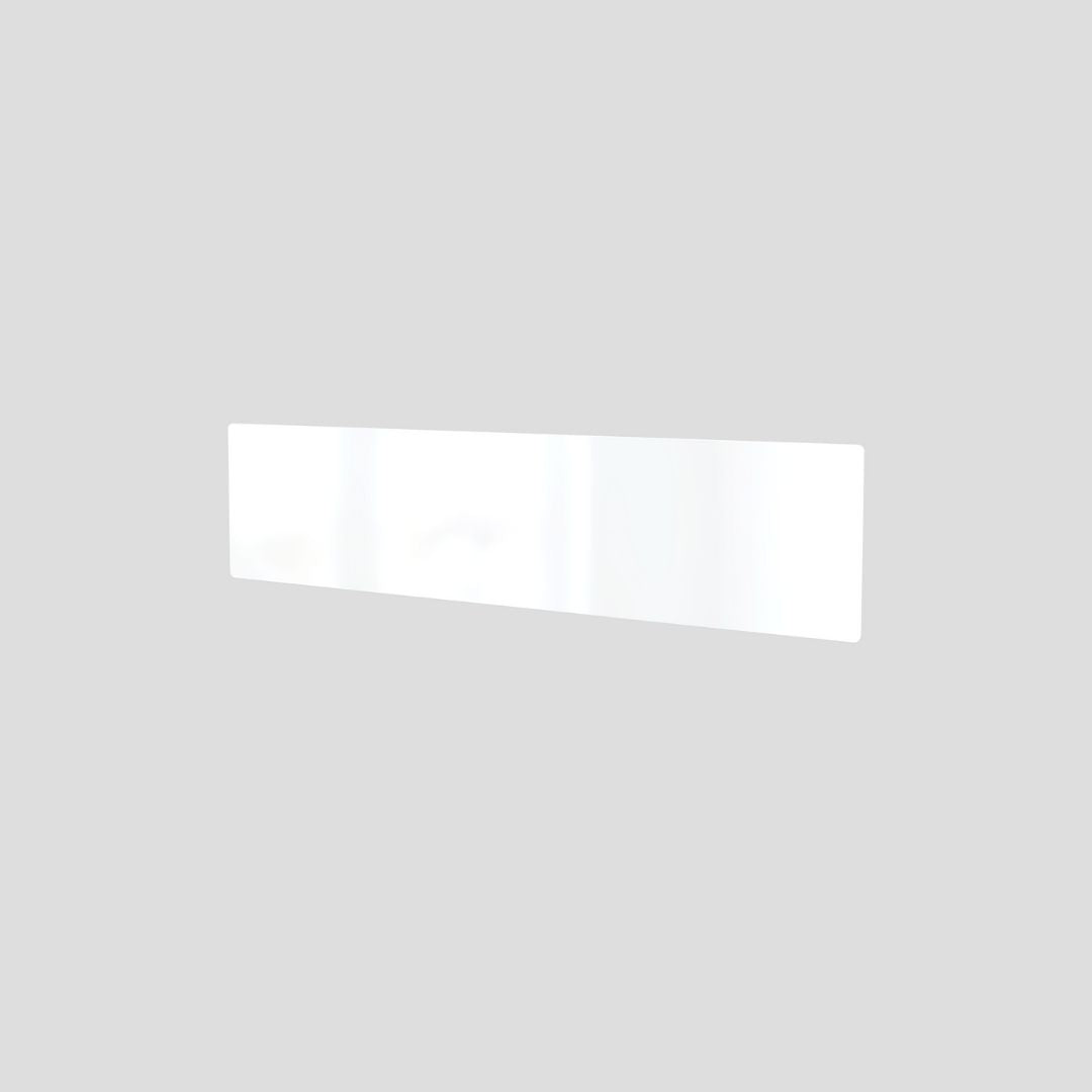 Clip-on Anthracite or White Glass Front for Dimplex Alta Wi-Fi Panel Heater (20cm profile)