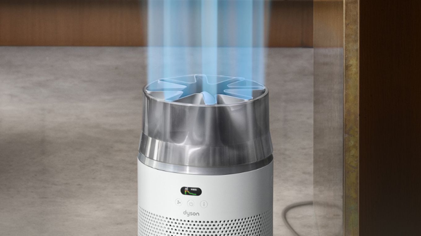 Dyson HushJet™ Purifier Compact HJ10 White/Silver 491121-01