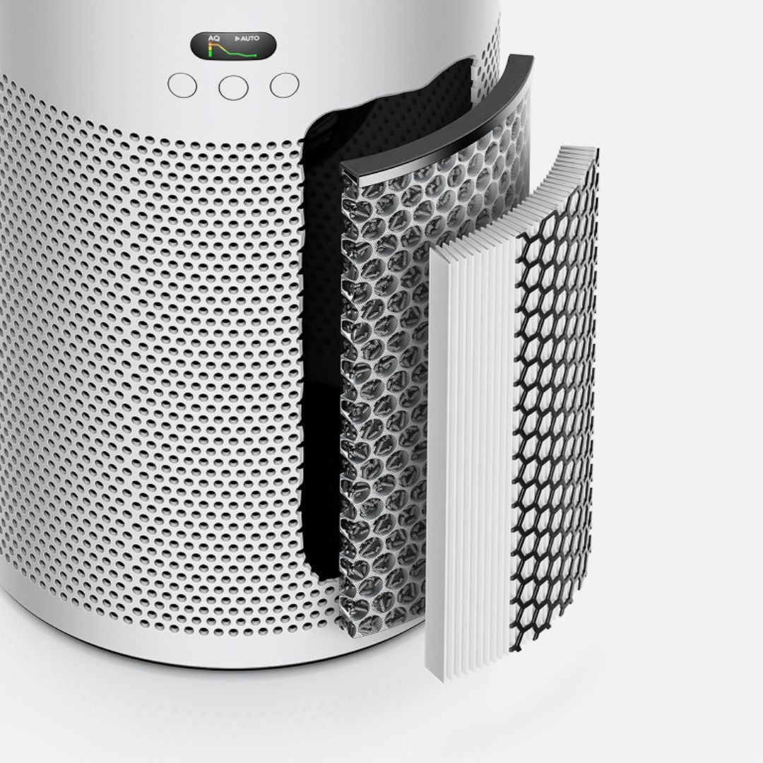 Dyson HushJet™ Purifier Compact HJ10 White/Silver 491121-01