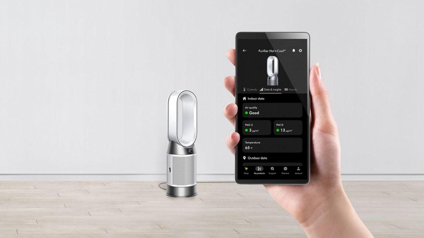 Dyson Purifier Hot+Cool HP1 Purifying fan heater (White) 544837-01