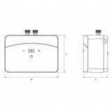 Ara IN30TN Instantaneous Inline Water Heater 3.0 kW Thermostatic