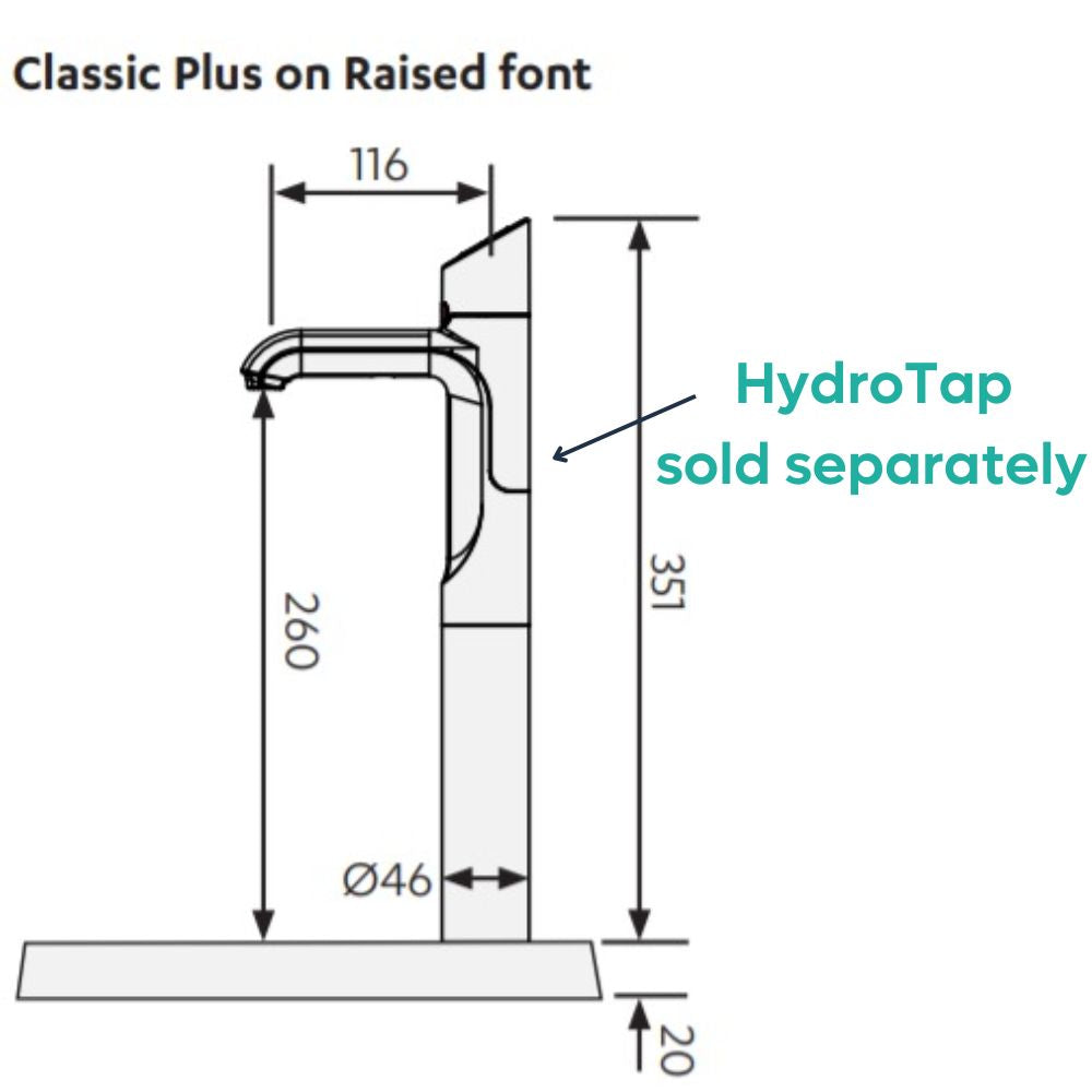 Zip HydroTap Integrated Raised Font 95258 95258Z03 – Intelligent