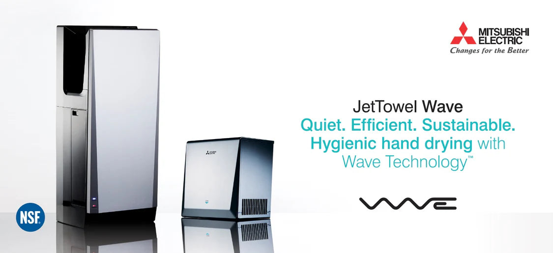 Sèche-mains Mitsubishi Jet Towel Wave u02 Smart - Blanc
