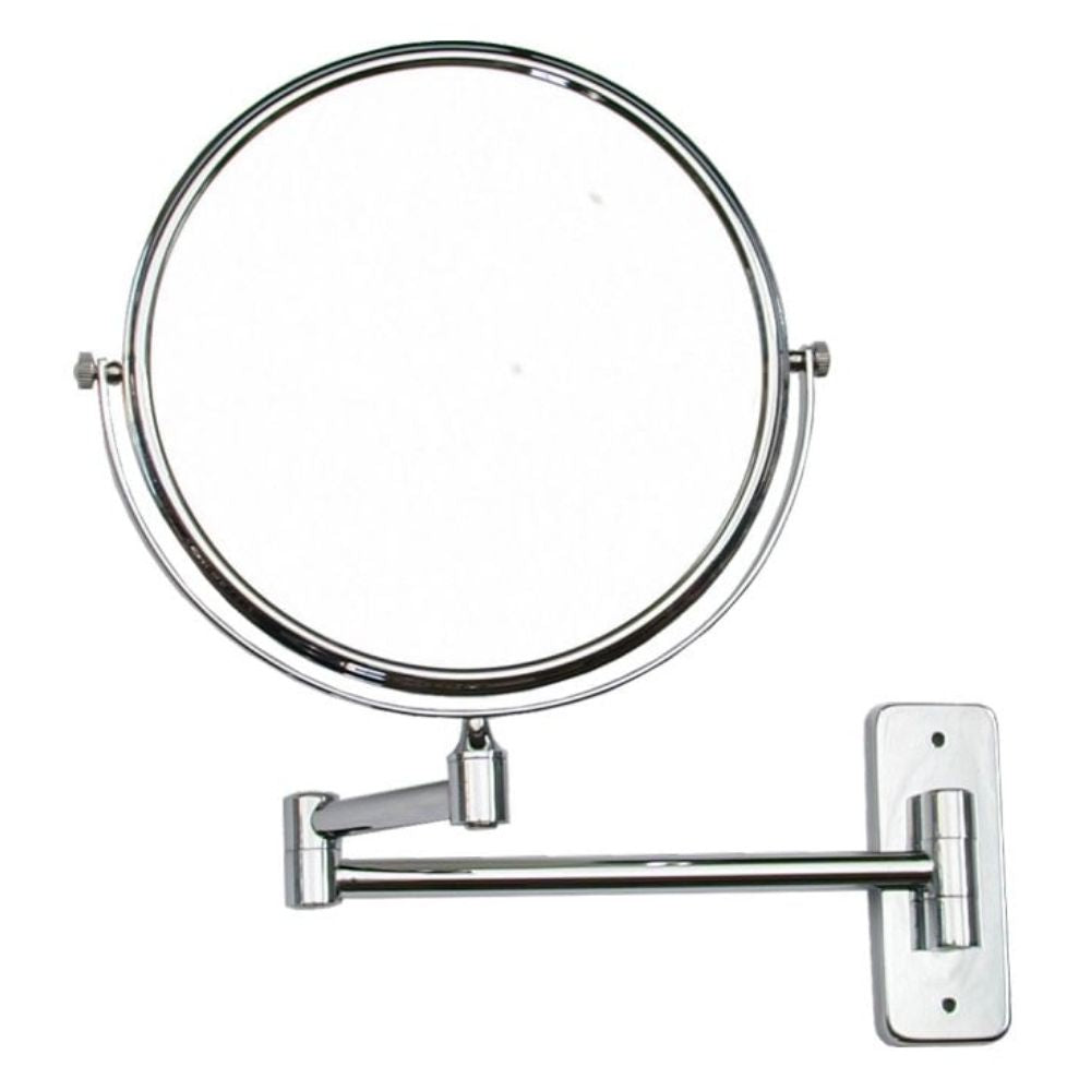 Wall Mounted Double Sided Double Arm Mirror Ø200mm