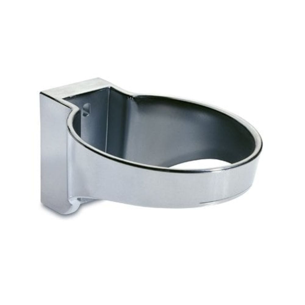 Jolly Ring-Shaped Wall Holder Plastic Bracket for Valera Hair Dryers - Chrome Plated SDRBR6