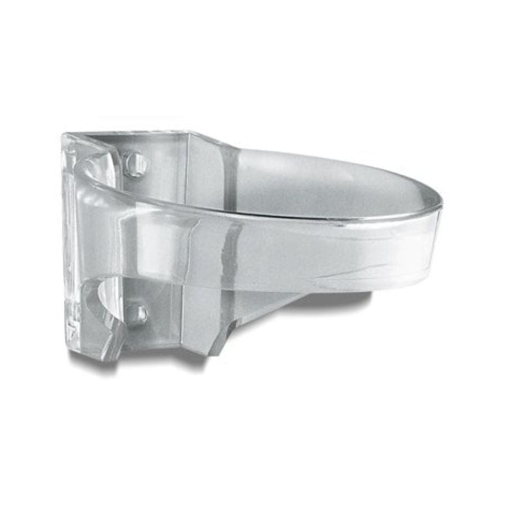 Staffa in plastica per supporto da parete a forma di anello Jolly per asciugacapelli Valera - Trasparente SDRBR8